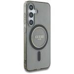 Coque Guess IML Glitter Circle MagSafe pour Samsung Galaxy S25 - Black – Image 3