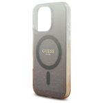 Coque Guess IML Glitter Gradient MagSafe pour iPhone 16 Pro - Brown – Image 4