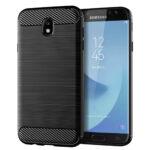 Coque Techsuit Carbon Silicone pour Samsung Galaxy J7 2017 - Black