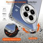 Coque Techsuit Shockproof Clear Silicone pour OnePlus 13R - Clear – Image 3