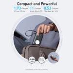 Batterie externe Anker MagGo (A1657H11) pour Apple Watch, charge rapide, ultra-fine, 10 000 mAh, Qi2 35 W avec câble USB-C - Noir – Image 5