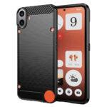 Coque Techsuit Carbon Silicone pour Nothing CMF Phone 1 - Black