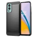 Coque Techsuit Carbon Silicone pour OnePlus Nord 2 - Black