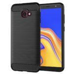 Coque Techsuit Carbon Silicone pour Samsung Galaxy J4 Plus - Black