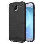 Coque Techsuit Carbon Silicone pour Samsung Galaxy J5 2017 / Galaxy J5 Pro 2017 - Black