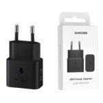 Chargeur mural d'origine Samsung T2510 Paris 2024 (EP-T2510NBEGEU) USB-C, 25 W, Charge ultra-rapide - Noir