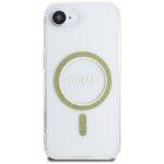 Coque Guess IML Glitter Circle MagSafe pour iPhone 16e - Clear – Image 4