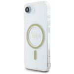 Coque Guess IML Glitter Circle MagSafe pour iPhone 16e - Clear – Image 3