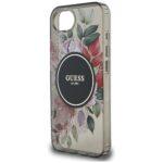 Coque Guess IML Flowers MagSafe pour iPhone 16e - Black – Image 5