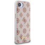 Coque Guess Peony Script MagSafe pour iPhone 16e - Brown – Image 5