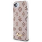 Coque Guess Peony Script MagSafe pour iPhone 16e - Brown – Image 3