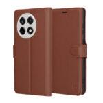 Étui portefeuille Techsuit Leather Folio pour OnePlus 13R - Brown