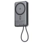 Batterie externe magnétique Acefast M18 10 000 mAh (38,5 Wh) - Câble intégré - USB-C - PD 22,5 W - LED - Noir – Image 3