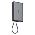 Batterie externe magnétique Acefast M18 10 000 mAh (38,5 Wh) - Câble intégré - USB-C - PD 22,5 W - LED - Noir – Image 4