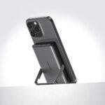 Batterie externe Acefast magnétique sans fil (M17-10000) Support pliable, port USB-C, 10 000 mAh, 22,5 W, indicateur LED - Noir – Image 3