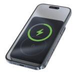 Batterie externe Acefast magnétique sans fil (M10-10000) avec câble USB-C (0,1 m), 2 ports USB-C, 10 000 mAh, 30 W, indicateur LED - Noir – Image 4