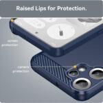Coque Techsuit Carbon Silicone pour Nothing CMF Phone 2 Pro - Blue – Image 4
