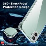 Coque Techsuit Shockproof Clear Silicone pour Nothing CMF Phone 2 Pro - Clear – Image 2