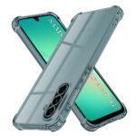Coque Techsuit Shockproof Clear Silicone pour Samsung Galaxy A26 - Smoke Black