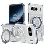 Coque Techsuit Carbon Shield PRO pour OnePlus Nord 4 - Blue Transparent