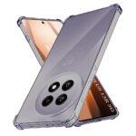 Coque Techsuit Shockproof Clear Silicone pour OnePlus 13R - Smoke Black