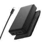 Batterie externe Spigen (EA3030) charge rapide, USB, 2 ports USB-C, Quantum Boost, 30 000 mAh, 30 W - Noir