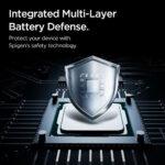 Batterie externe Spigen Essential (EA2210) charge rapide, USB, 2 ports USB-C, design fin, Quantum Boost, 10 000 mAh, 22,5 W - Noir – Image 5