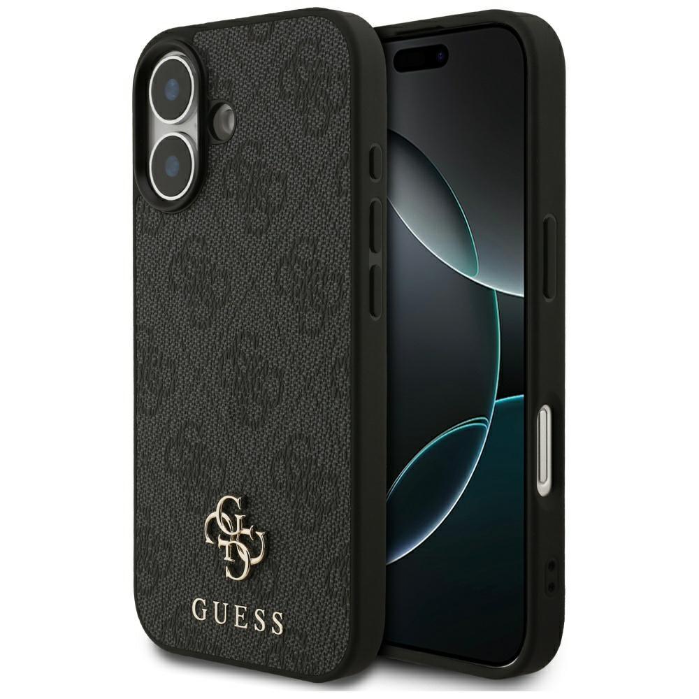 2481397 Coque Guess 4G Small and Classic Logo MagSafe pour iPhone 17 - Black – Image 1