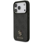 Coque Guess 4G Small and Classic Logo MagSafe pour iPhone 17 Pro - Black – Image 2