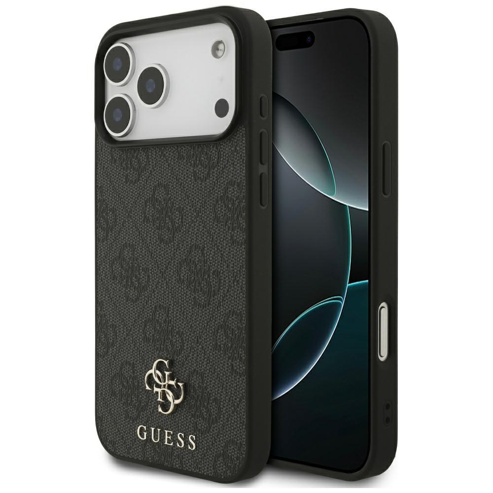 2481505 Coque Guess 4G Small and Classic Logo MagSafe pour iPhone 17 Pro Max - Black – Image 1