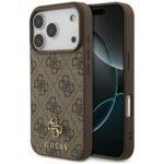 Coque Guess 4G Small and Classic Logo MagSafe pour iPhone 17 Pro - Brown