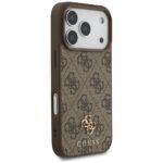 Coque Guess 4G Small and Classic Logo MagSafe pour iPhone 17 Pro - Brown – Image 4