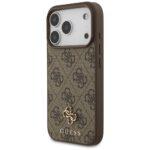 Coque Guess 4G Small and Classic Logo MagSafe pour iPhone 17 Pro - Brown – Image 3