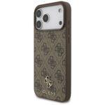 Coque Guess 4G Small and Classic Logo MagSafe pour iPhone 17 Pro Max - Brown – Image 2