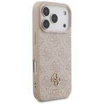 Coque Guess 4G Small and Classic Logo MagSafe pour iPhone 17 Pro - Pink – Image 4