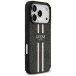 Coque Guess Hardcase 4G Printed Stripes MagSafe pour iPhone 17 Pro - Black – Image 2