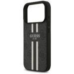 Coque Guess Hardcase 4G Printed Stripes MagSafe pour iPhone 17 Pro - Black – Image 5
