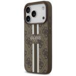 Coque Guess Hardcase 4G Printed Stripes MagSafe pour iPhone 17 Pro - Brown – Image 4