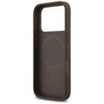 Coque Guess Hardcase 4G Printed Stripes MagSafe pour iPhone 17 Pro - Brown – Image 6