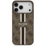 Coque Guess Hardcase 4G Printed Stripes MagSafe pour iPhone 17 Pro Max - Brown – Image 2