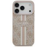 Coque Guess Hardcase 4G Printed Stripes MagSafe pour iPhone 17 Pro - Pink – Image 4