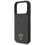 Coque Guess Hardcase 4G Triangle Logo MagSafe avec dragonne de perles pour iPhone 17 Pro Max - Black – Image 5