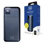 Batterie externe 3mk PowerHouse, 2 ports USB-A, 1 port USB-C, 20 000 mAh, 22,5 W - Noir