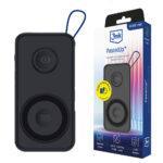 Batterie externe 3mk PastelUp 10 000 mAh (Aluminium) - Charge rapide 22,5 W - MagSafe/Qi - USB-A / USB-C / Lightning - Noir