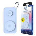 Batterie externe 3mk PastelUp 10 000 mAh (Aluminium) - Charge rapide 22,5 W - MagSafe/Qi - USB-A / USB-C / Lightning - Bleu