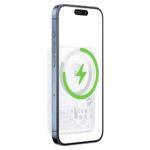 Batterie externe magnétique Acefast M25 5 000 mAh - MagSafe - Charge rapide 20 W - USB-C (5V/2,4A) - Indicateur LED - Blanc – Image 4