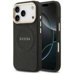 Coque Guess Peony Hot Stamp MagSafe pour iPhone 17 Pro - Black