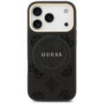 Coque Guess Peony Hot Stamp MagSafe pour iPhone 17 Pro - Black – Image 4