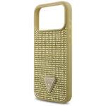 Coque Guess Rhinestone Triangle Logo pour iPhone 17 Pro - Gold – Image 5