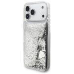 Coque Guess Liquid Glitter Charms pour iPhone 17 Pro - Silver – Image 3